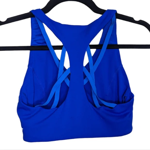 Fabletics Women's Blue Criss Cross Sports Bra 💙✨ - Picture 5 of 11